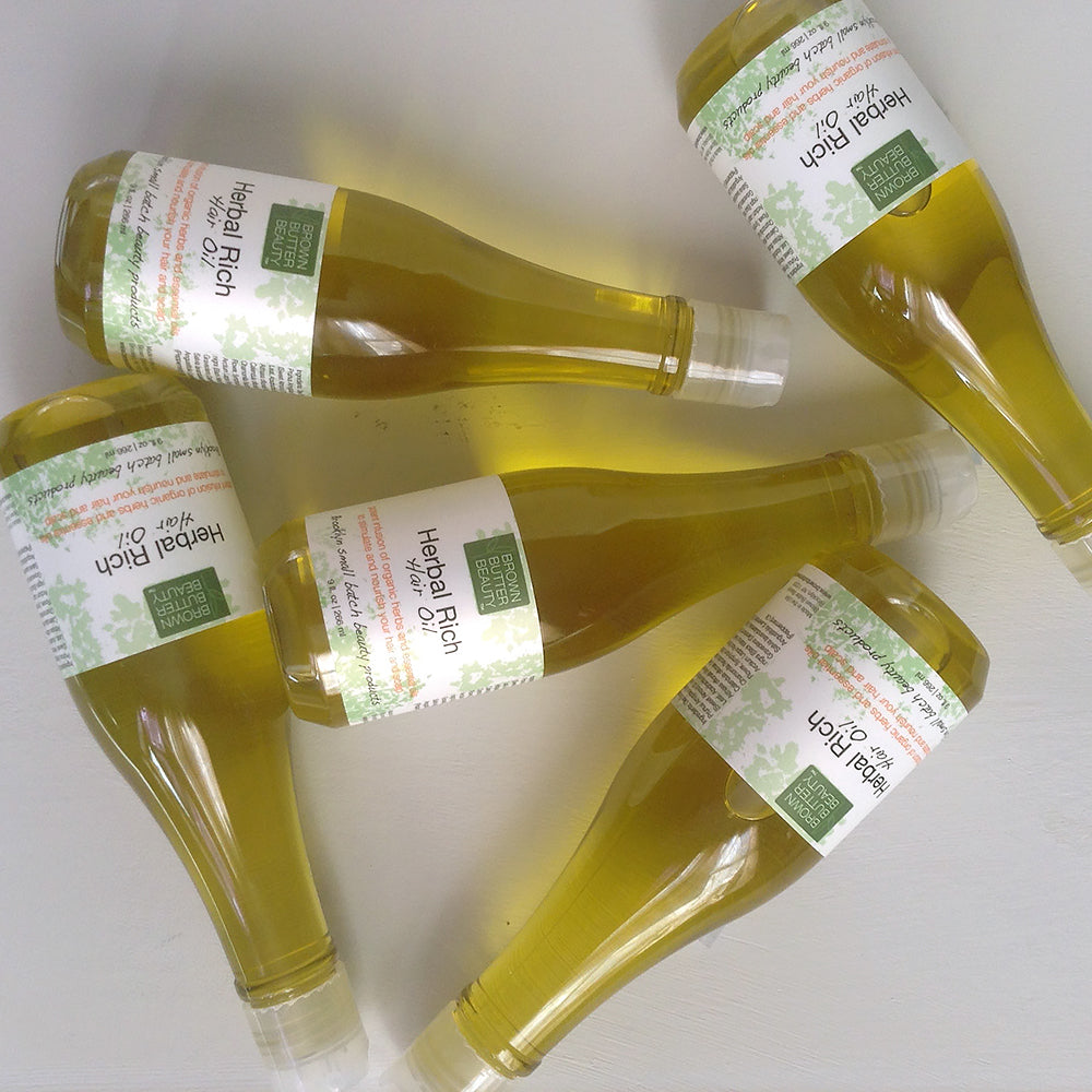 Herbal Hair Oil + Why I Made It + How to use it