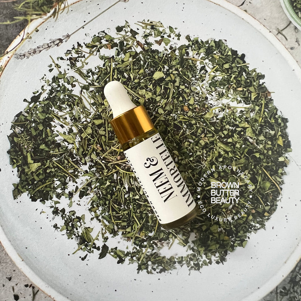 helichrysum oil serum for face travel size