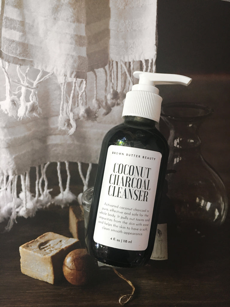 Charcoal-face-cleanser-brown-butter-beauty